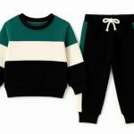 Boys Color Block Fleece Tracksuit