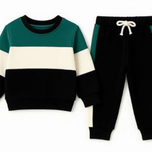 Boys Color Block Fleece Tracksuit