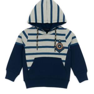 Boys Full Sleeves Cotton Fleece Hoodie