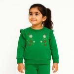 Girls Fleece Sweatshirt Long Sleeve