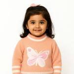 Girls Rabbit Wool Sweater