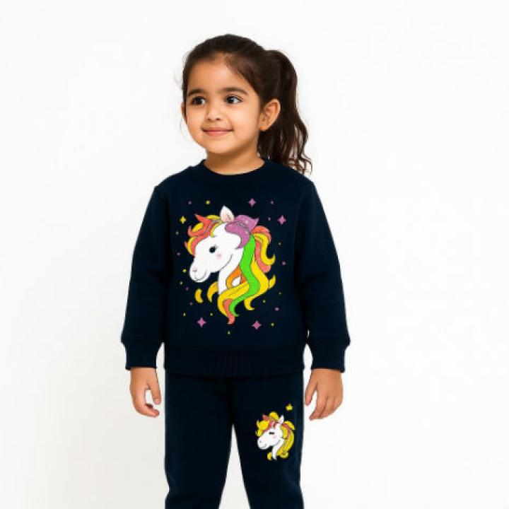 Girls Unicorn Fleece TrackSuit