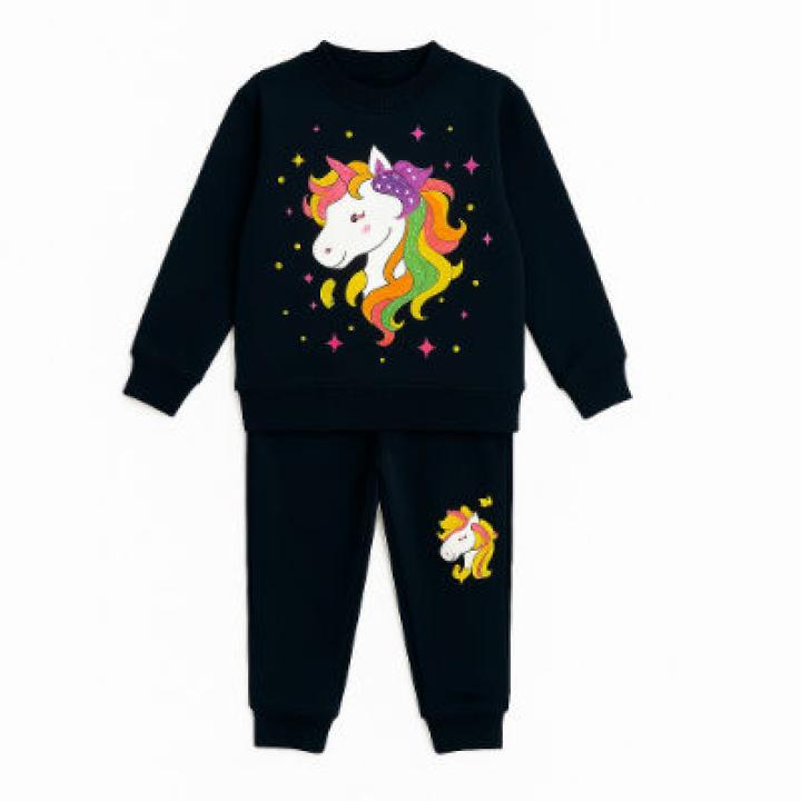 Girls Unicorn Fleece TrackSuit
